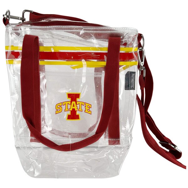 I-State Stripe Rachelle Clear Stadium Bag